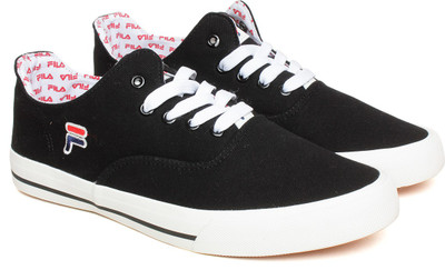 

Fila Canvas Shoes For Men(Black), A0blk