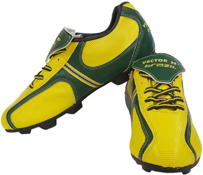 

Vector X Brazil Football Shoes For Men(Yellow, Green)