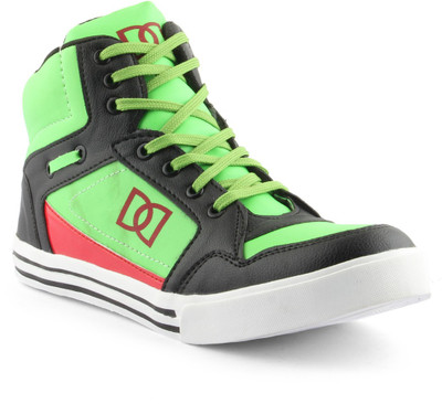 

DK Derby Kohinoor Green Sneakers For Men(Green, Black