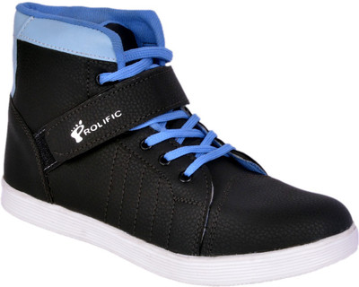 

Prolific Italian Monk Style Sneakers For Men(Blue, Black, Sky blue