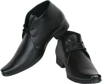 

Smoky Stylish Lace Up For Men(Black