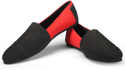 

FUNK Goug Black with Red Canvas Shoes For Men(Black, Red