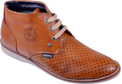 

Porcupine Laced Casuals Shoes For Men(Brown)