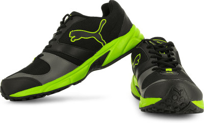 

Puma Street Rider Wns Ind Running Shoes For Men(Black, Black/black/shadow/lime punch