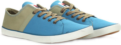 

Fila RISTORO Canvas Shoes For Men(Blue, Blu/bei