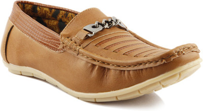 

Golden Sparrow Loafers For Men(Beige, Brown