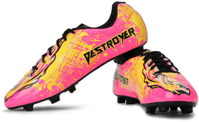 

Nivia Destroyer Men Football Studs For Men(Pink, Blk;yellow;pink