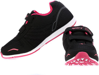 

Sparx SL-77 Running Shoes For Women(Black, Pink