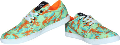 

Nivia Rio Canvas Shoes For Men(Green, Orange