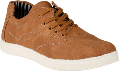 

Buffy Canvas Shoes For Men(Brown, Yellow
