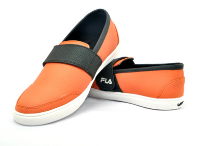 

FLA FASHION Canvas Shoes For Men(Orange