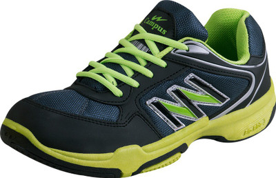 

Campus Br-10 Running Shoes For Men(Black), Blk-dgry-pgrn
