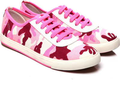 

Nell W-748 Canvas Shoes For Women(Pink)