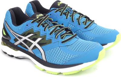 

Asics GT-2000 4 Running Shoes For Men(Blue, Blue jewel/black/safety yellow