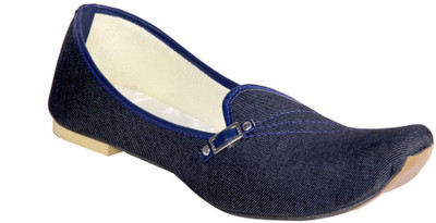 

Panahi Denim Jutti Mojari Casuals For Men(Blue