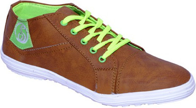 

Smoky Tan Canvas Casual Shoes For Men(Tan