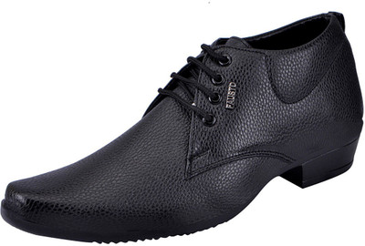 

FAUSTO Corporate Lace Up For Men(Black)