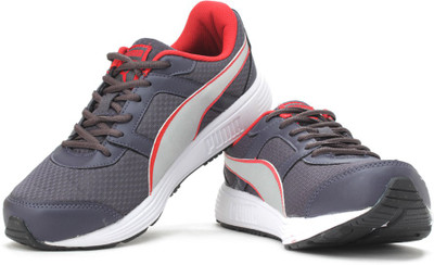 

Puma Harbour DP Running Shoes For Men(Grey, Periscope-puma silver-high ris