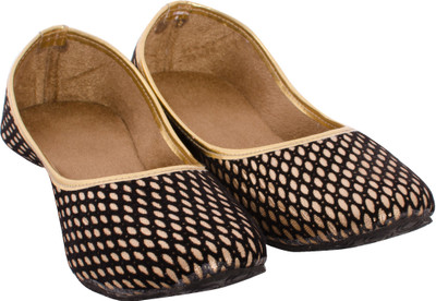 

Myra Ethnic Bellies For Women(Black, Gold)
