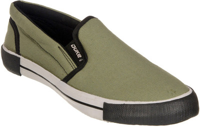 

Duke Canvas Shoes For Men(Olive, Pista