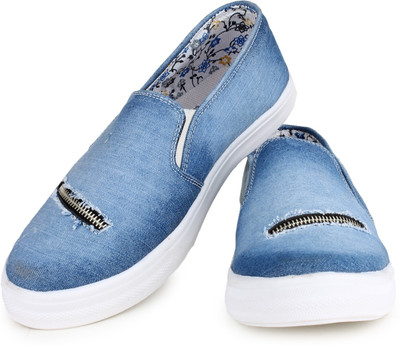 

Krafter Canvas Shoes For Women(Blue, Sky