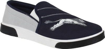 Oricum Loafer-1310 Canvas Shoes For Men(Blue) available at flipkart for Rs.248