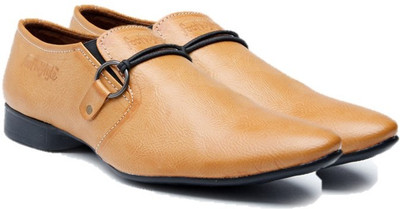 

Foot n Style fs125 Semi-Formal Casual Slip On For Men(Tan)