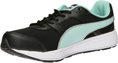 

Puma Harbour Wns IDP Running Shoes For Women(Black, Puma black-holiday-puma silver