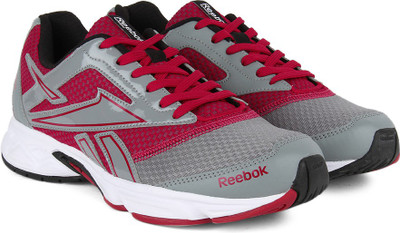 REEBOK Cruise Runner Lp Men Running Shoes For Men(Grey, Red), Grey;red;white;black