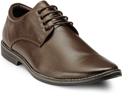Teakwood Derby Lace Up For Men(Brown