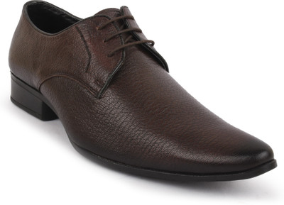 

Buckle Up MENS LEATHER SHOES BU1719_Brown-Size- Lace Up For Men(Brown