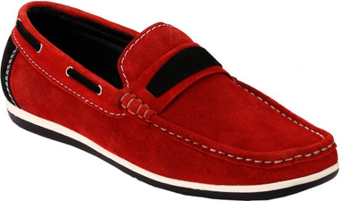 

GAI Style Loafers For Men(Multicolor, Red