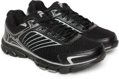 

Fila Running Shoes For Men(Black, Blk/blk/met sil