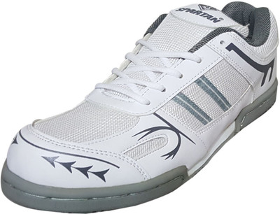 

Spartan VBS 334 Men Volleyball Badminton Shoes For Men(White, Black