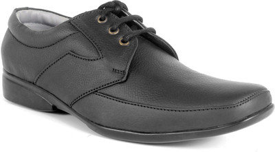 

Candle Leather Party Shoes Lace Up For Men(Black