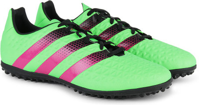 

ADIDAS ACE 16.3 TF Men Football Shoes For Men(Green, Pink, Sgreen/shopin/cblack