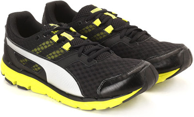

Puma Poseidon v2 Men Running Shoes For Men(Black, Black-sulphur spring- silver