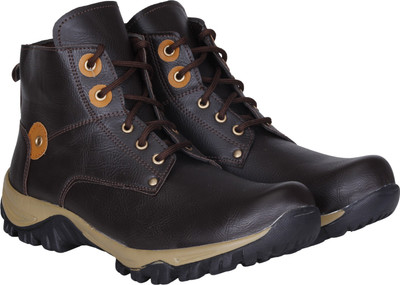 

Kraasa Long Bikers Boots For Men(Brown
