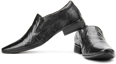 

Lee Cooper Men Genuine Leather Slip On Shoes For Men(Black)