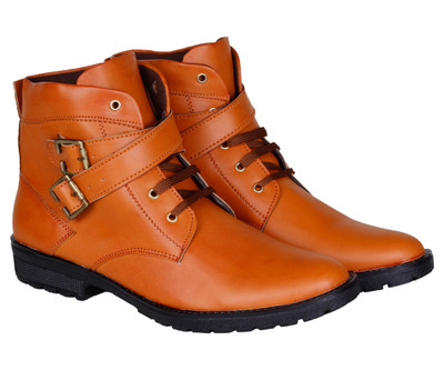 Kraasa HeatBeat Boots For Men(Tan