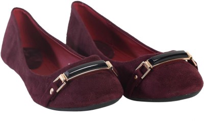 

Pinza Stylish Flats Bellies For Women(Maroon