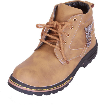 

Shoebook Mens Tan Mid Length Boot Boots For Men(Beige