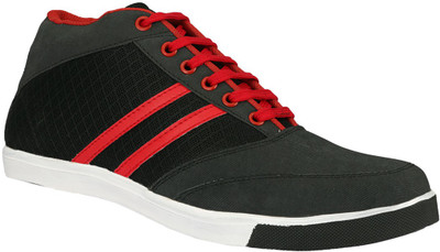 

Drivn Black Casuals For Men(Black, Red)
