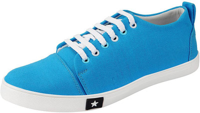 

FAUSTO Canvas Shoes For Men(Blue, Sky blue