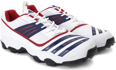 

ADIDAS ALL ROUNDER POWER 1 Cricket Shoes For Men(White, White/uniink/scarle