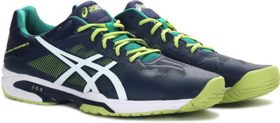 

Asics Gel-Solution Speed 3 Tennis For Men(Blue, 5001