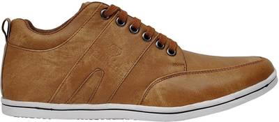 CoolSwagg Men's Stylish Leather Sneakers, Canvas Shoes