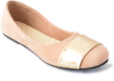 

Myra Golden Strap Bellies For Women(Tan