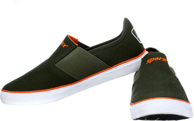

Sparx Stylish Olive Orange Casuals For Men(Olive