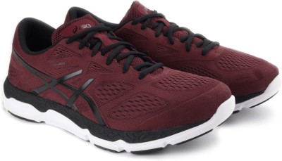 

Asics 33-Fa Men Running Shoes For Men(Black, Maroon, 2690